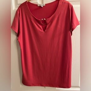 ANA & KATE~CORAL/PINK~BLOUSE~M-LG